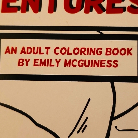 Leg's Zombie Adventures Adult Coloring Book by Emily McGuiness - Picture 3 of 4